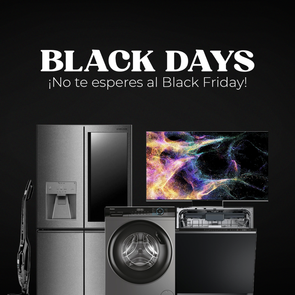 Las mejores ofertas en electrodomésticos: descubre los Black Days